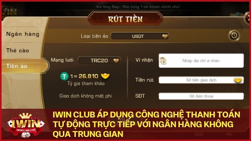 ạp rút siêu tốc trong 3 phút nhờ kết nối trực tiếp với hệ thống các ngân hàng lớn